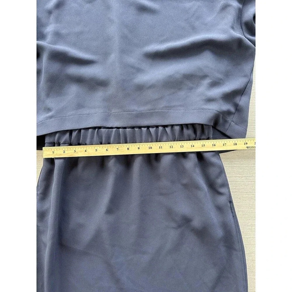 COS Navy Midi Dress - Picture 9 of 11